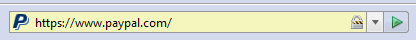 Firefox address bar lock