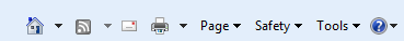 IE8 Command Bar