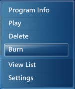 burn windows media center tv to dvd