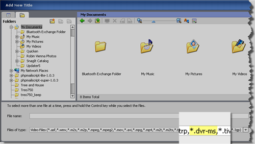 Burn Windows Media Center Files to DVD