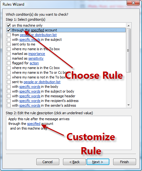 Forward Outlook Email Rule