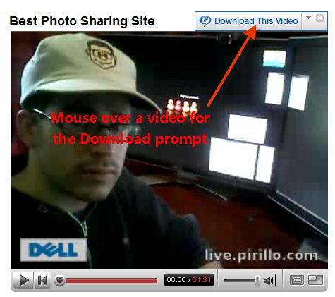 RealPlayer Download Button