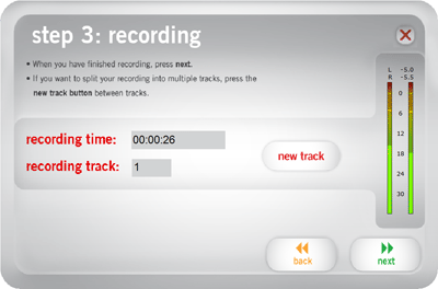 ez Vinyl Convert insert next track