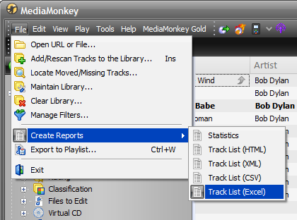 Print Playlists with MediaMonkey